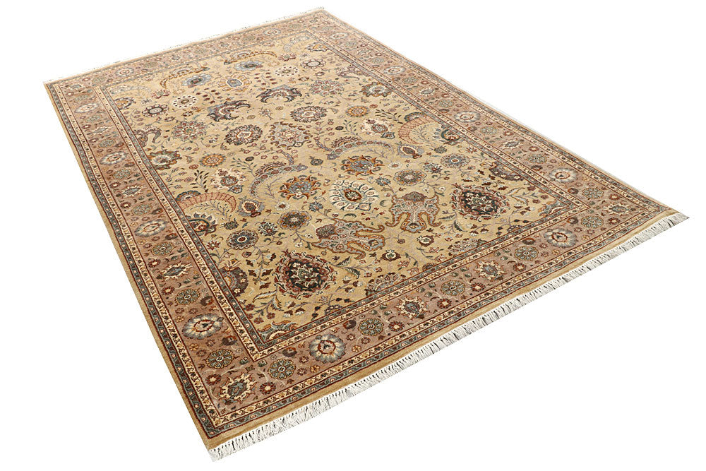 Navajo White Mahal 5' 1 x 8' - No. 56721 - ALRUG Rug Store