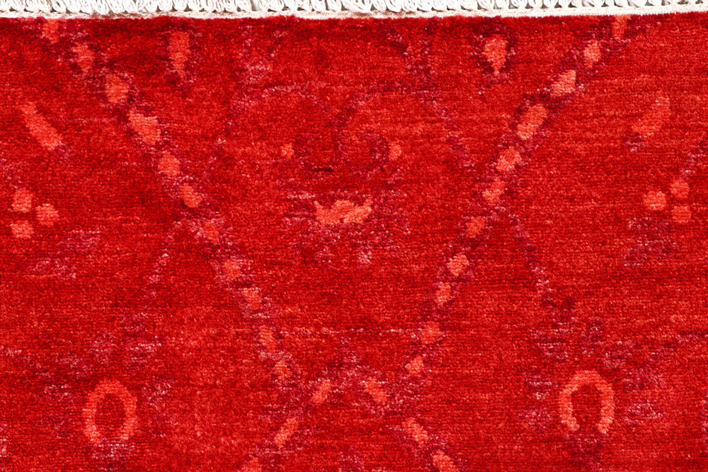 Orange Red Gabbeh 5' 6 x 8' 1 - No. 56733 - ALRUG Rug Store