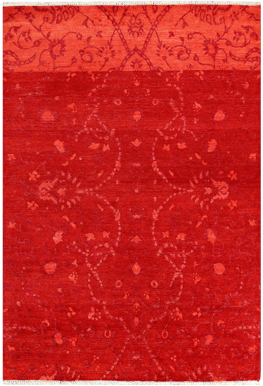 Orange Red Gabbeh 5' 6 x 8' 1 - No. 56733 - ALRUG Rug Store