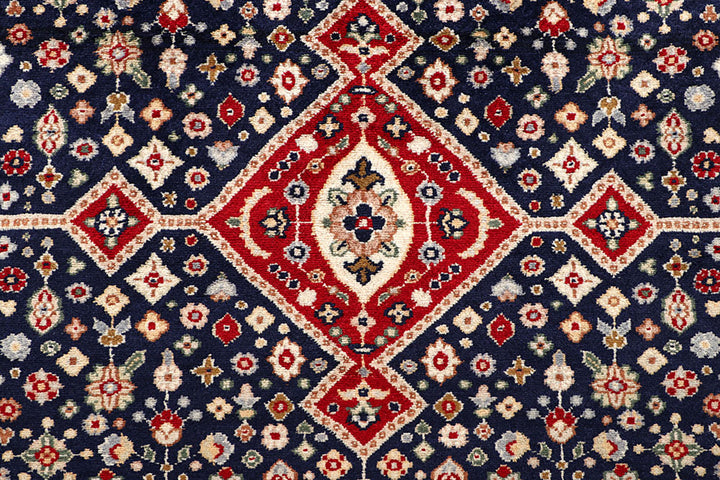 Navy Isfahan 4'  6" x 6'  5" - No. QA26973