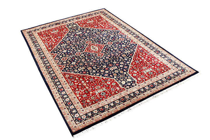 Navy Isfahan 4'  6" x 6'  5" - No. QA26973