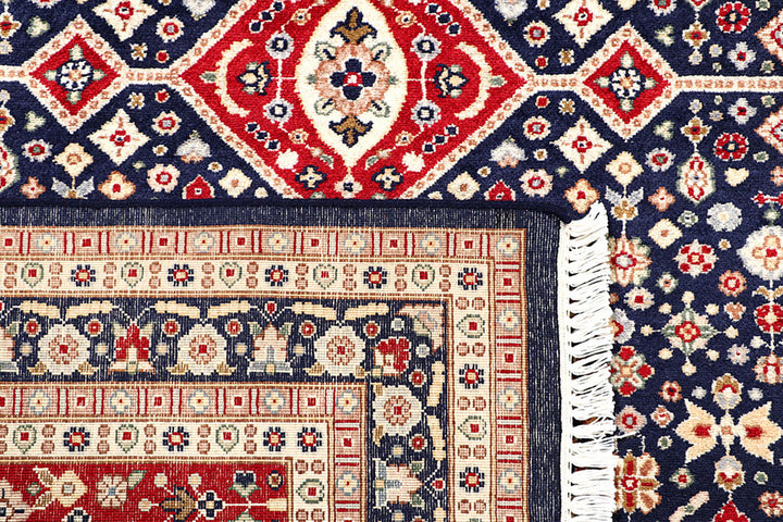 Navy Isfahan 4'  6" x 6'  5" - No. QA26973