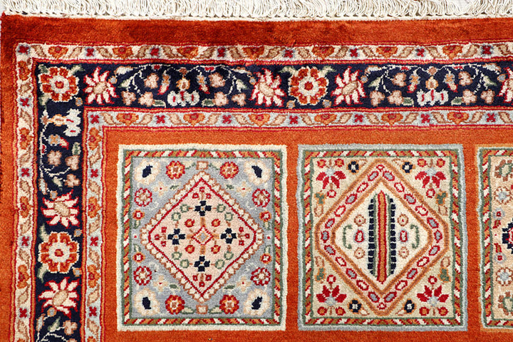 Multi Colored Bakhtiar 4'  6" x 6'  4" - No. QA62358
