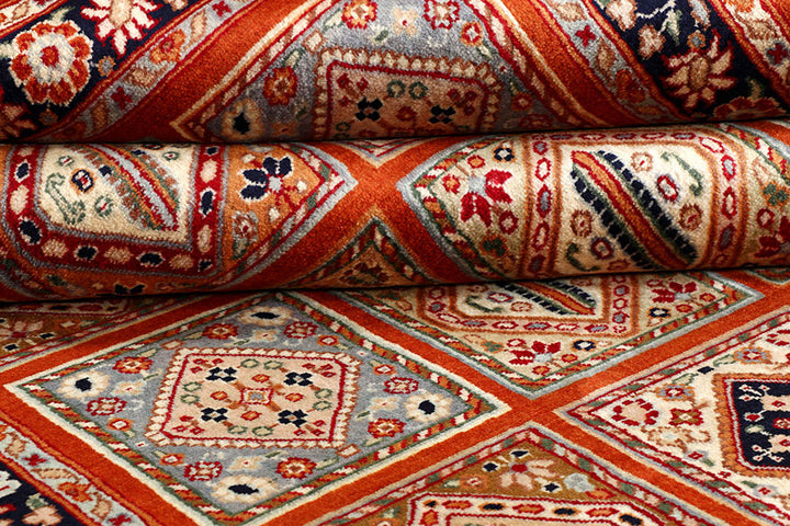 Multi Colored Bakhtiar 4'  6" x 6'  4" - No. QA62358
