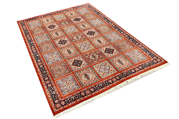 Multi Colored Bakhtiar 4'  6" x 6'  4" - No. QA62358