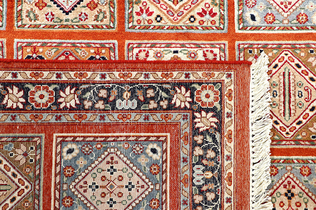 Multi Colored Bakhtiar 4'  6" x 6'  4" - No. QA62358