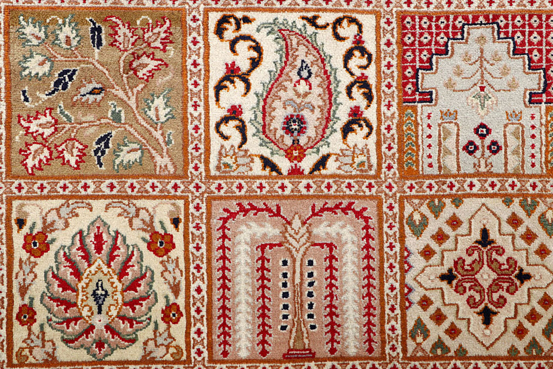 Multi Colored Bakhtiar 4'  6" x 6'  6" - No. QA49829