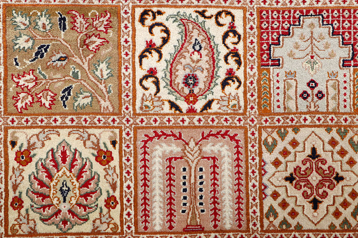 Multi Colored Bakhtiar 4'  6" x 6'  6" - No. QA49829