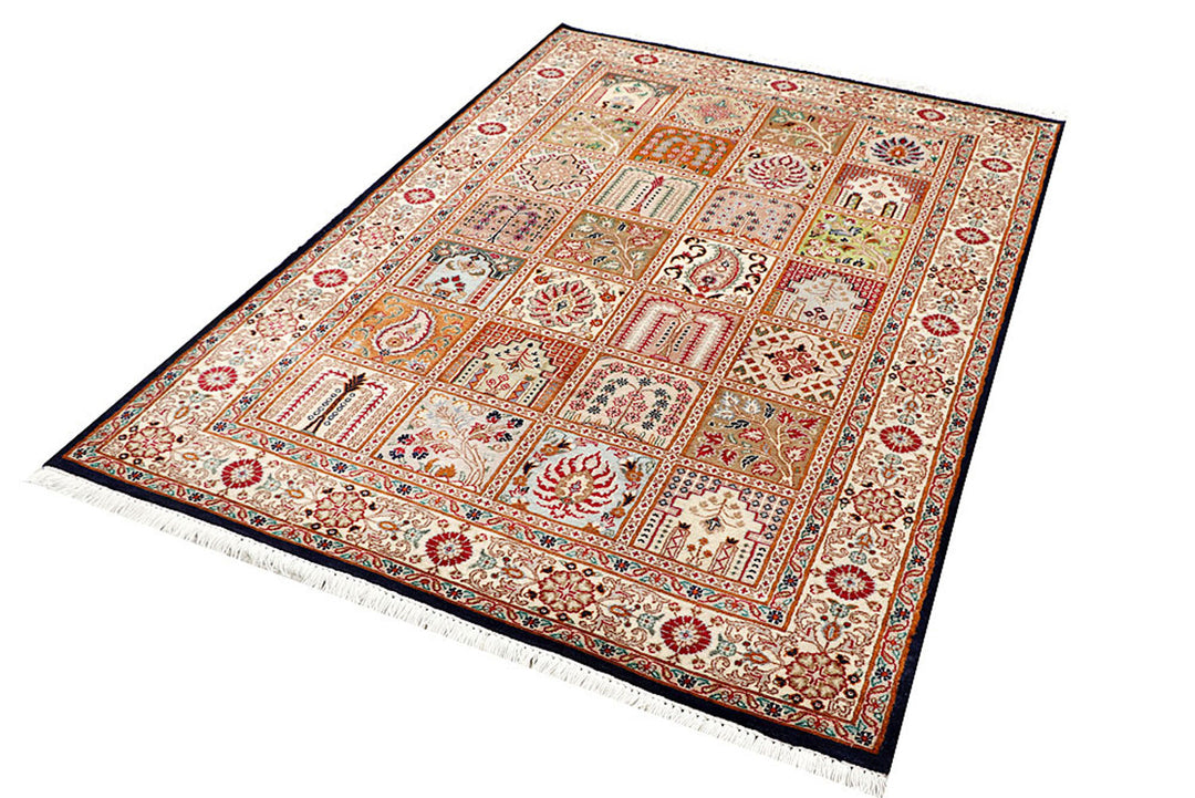 Multi Colored Bakhtiar 4'  6" x 6'  6" - No. QA49829