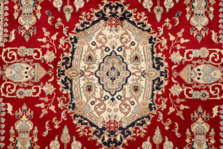 Firebrick Isfahan 4'  6" x 6'  8" - No. QA58623