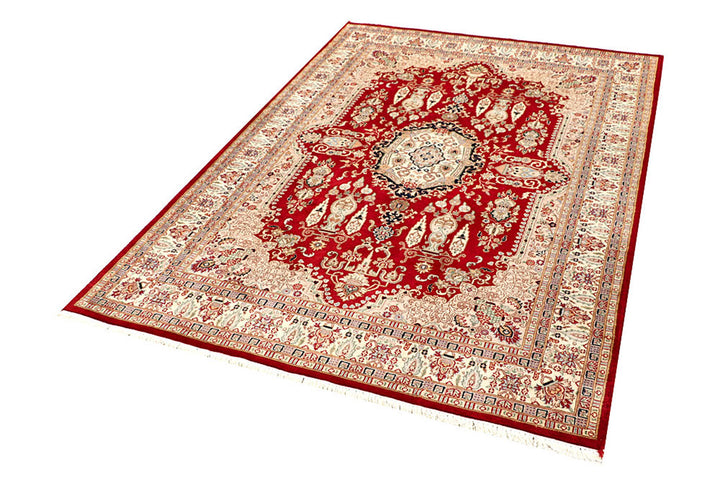 Firebrick Isfahan 4'  6" x 6'  8" - No. QA58623