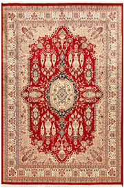 Firebrick Isfahan 4'  6" x 6'  8" - No. QA58623