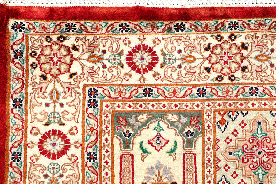 Multi Colored Bakhtiar 4'  6" x 6'  5" - No. QA22772