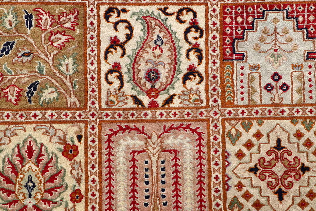 Multi Colored Bakhtiar 4'  6" x 6'  5" - No. QA22772