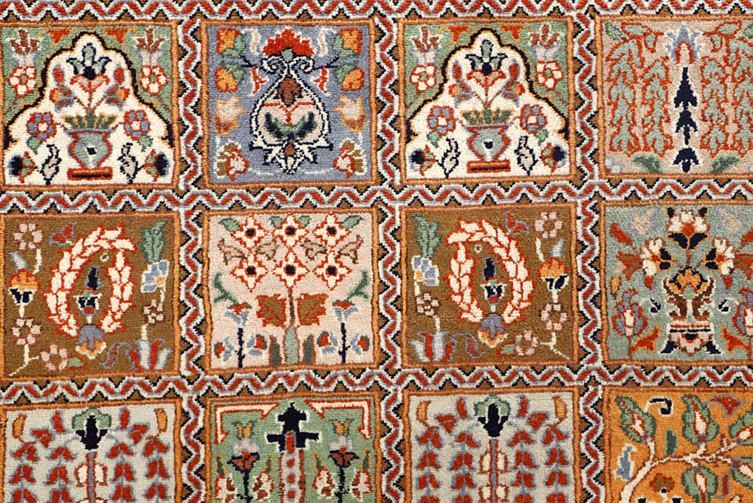 Multi Colored Bakhtiar 4'  6" x 6'  7" - No. QA13457