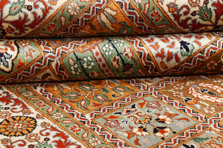 Multi Colored Bakhtiar 4'  6" x 6'  7" - No. QA13457