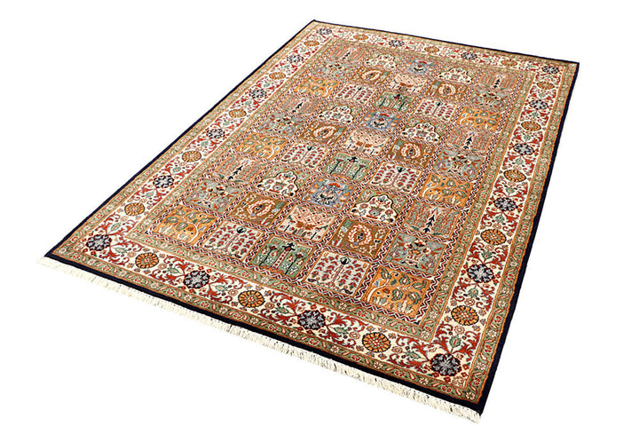 Multi Colored Bakhtiar 4'  6" x 6'  7" - No. QA13457