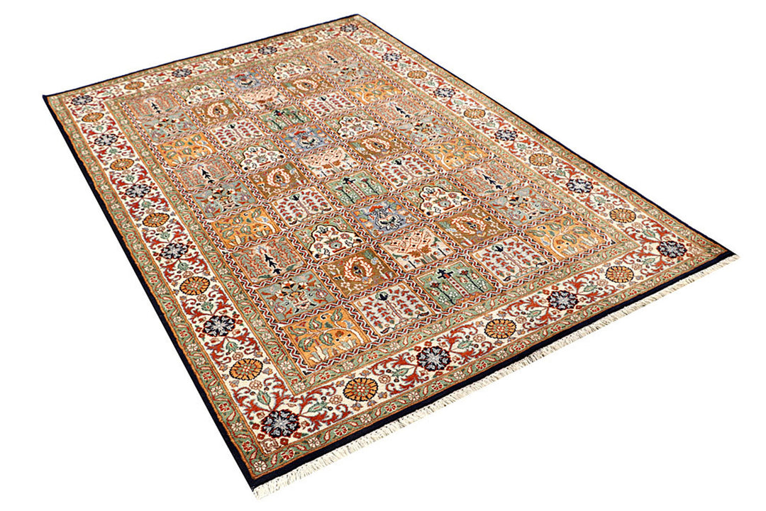 Multi Colored Bakhtiar 4'  6" x 6'  7" - No. QA13457