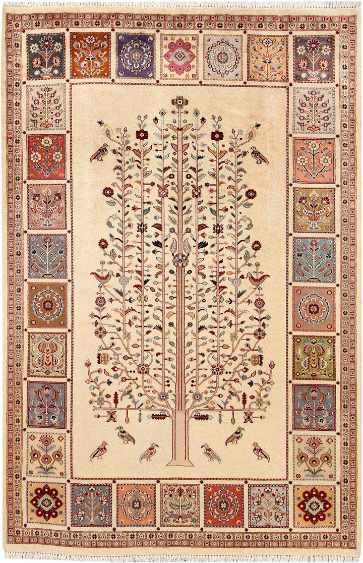 Cornsilk Bakhtiar 4' 7 x 7' - No. 56750 - ALRUG Rug Store