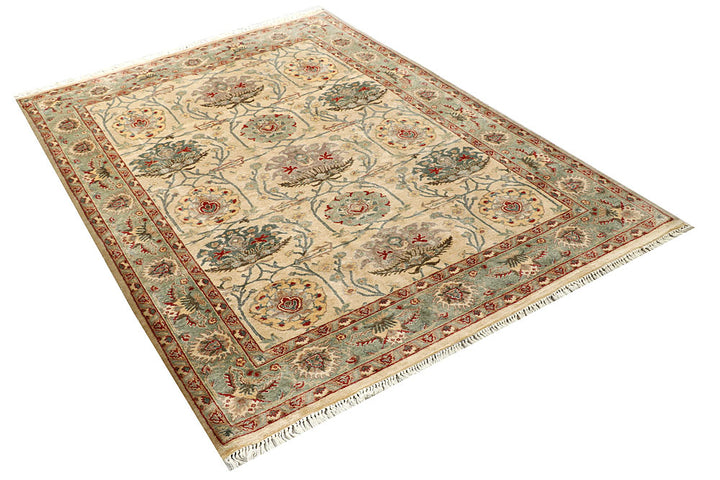 Cornsilk Sultanabad 4' 8 x 6' 7 - No. 56751 - ALRUG Rug Store