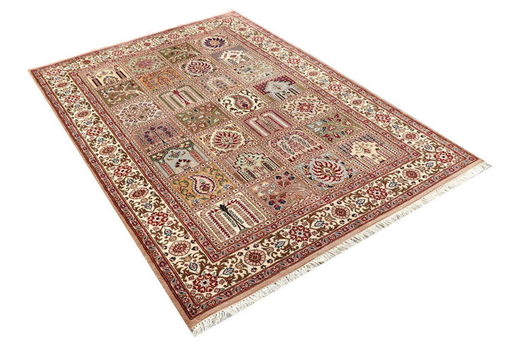 Multi Colored Bakhtiar 4'  7" x 6'  8" - No. QA54884