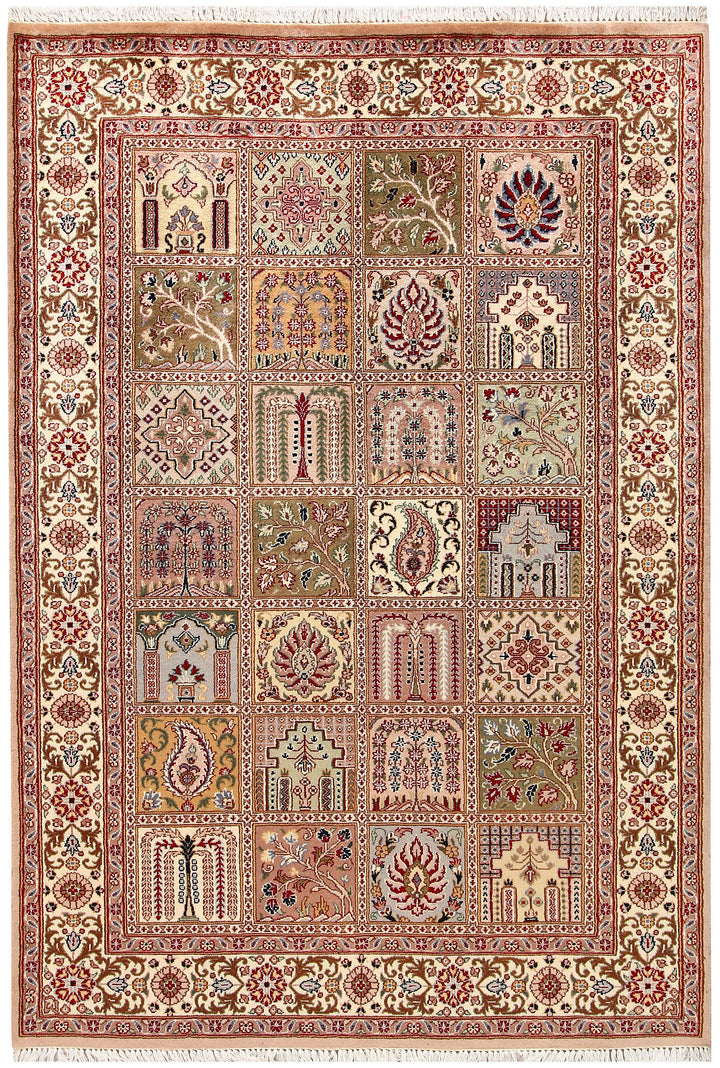Multi Colored Bakhtiar 4'  7" x 6'  8" - No. QA54884