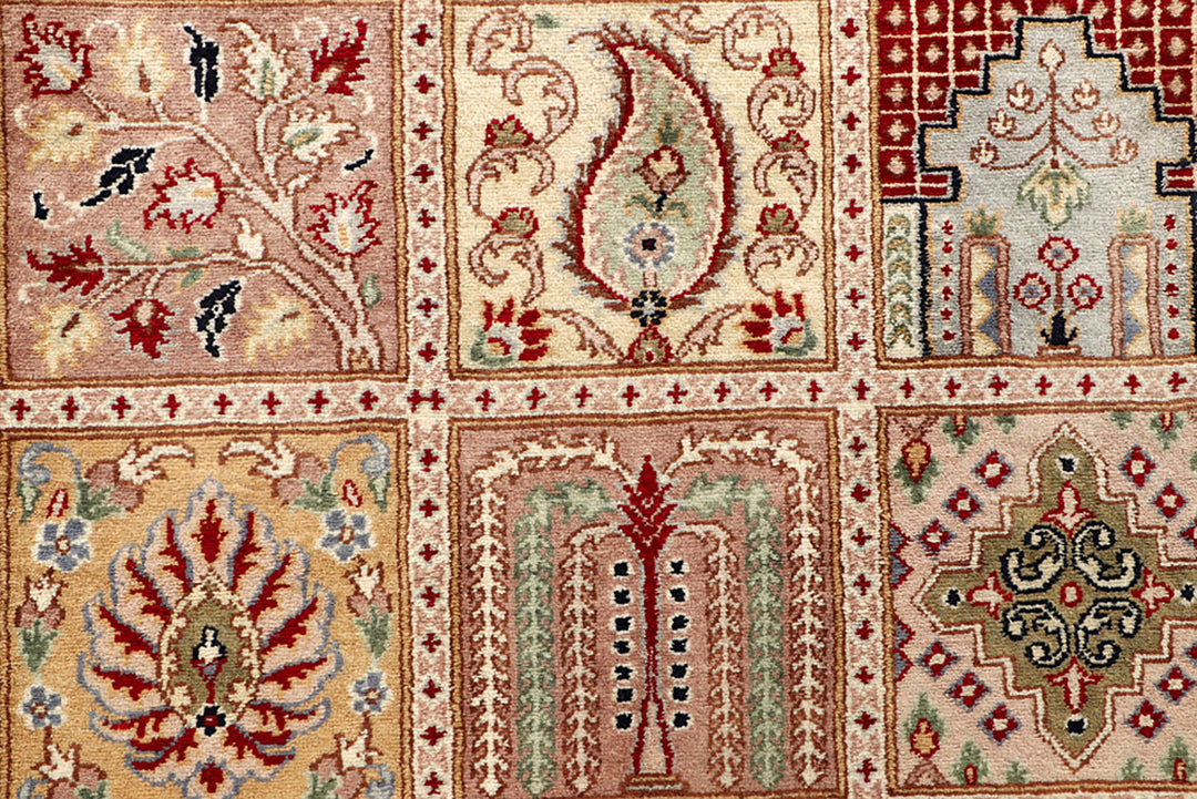 Multi Colored Bakhtiar 4'  6" x 6'  8" - No. QA50567