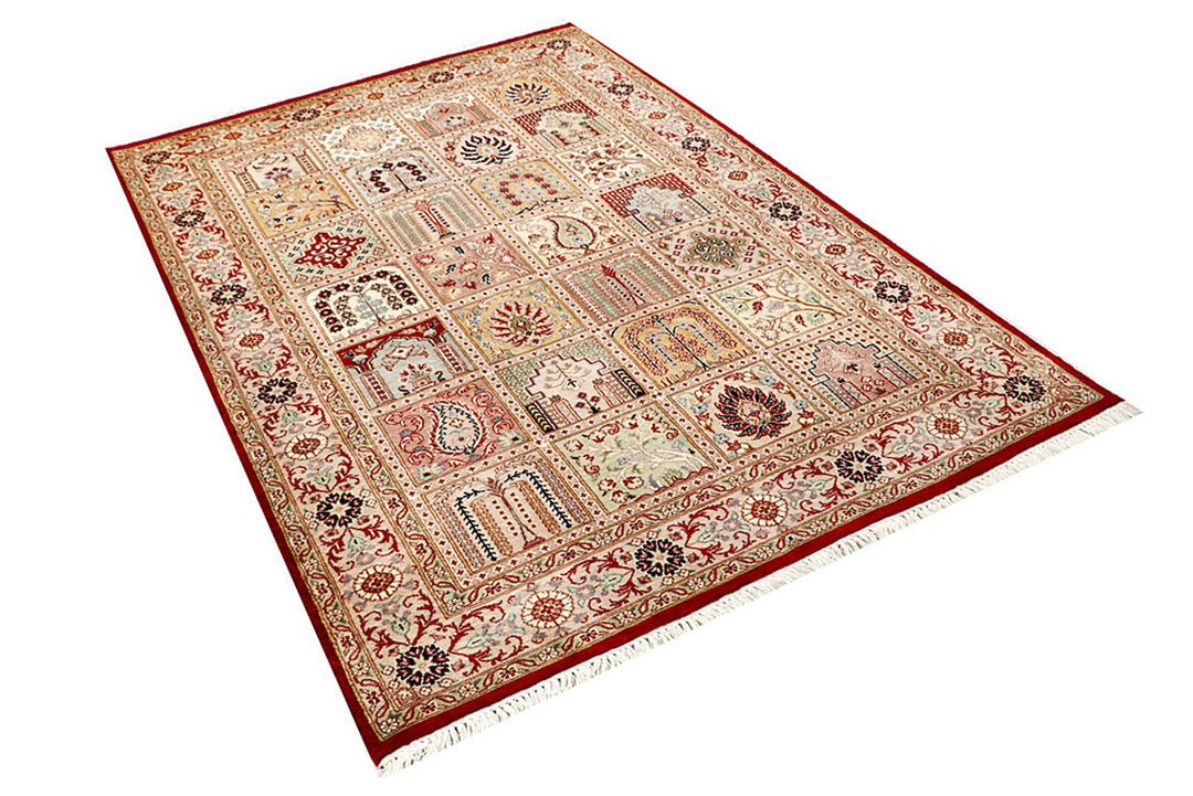 Multi Colored Bakhtiar 4'  6" x 6'  8" - No. QA50567