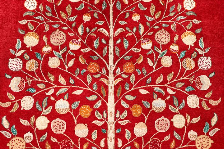 Firebrick Tree of Life 4' 7 x 7' - No. 56756 - ALRUG Rug Store