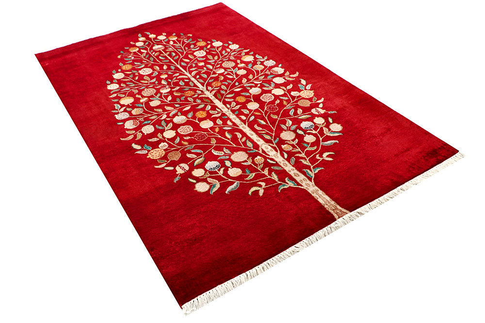 Firebrick Tree of Life 4' 7 x 7' - No. 56756 - ALRUG Rug Store