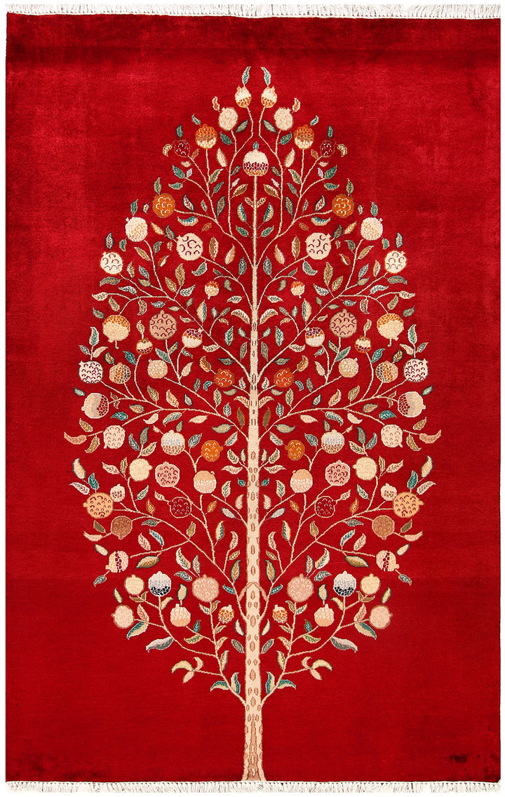 Firebrick Tree of Life 4' 7 x 7' - No. 56756 - ALRUG Rug Store