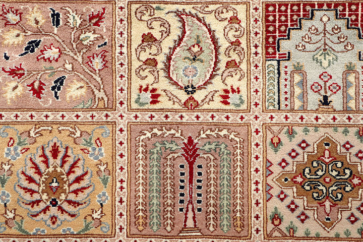 Multi Colored Bakhtiar 4'  6" x 6'  3" - No. QA60582