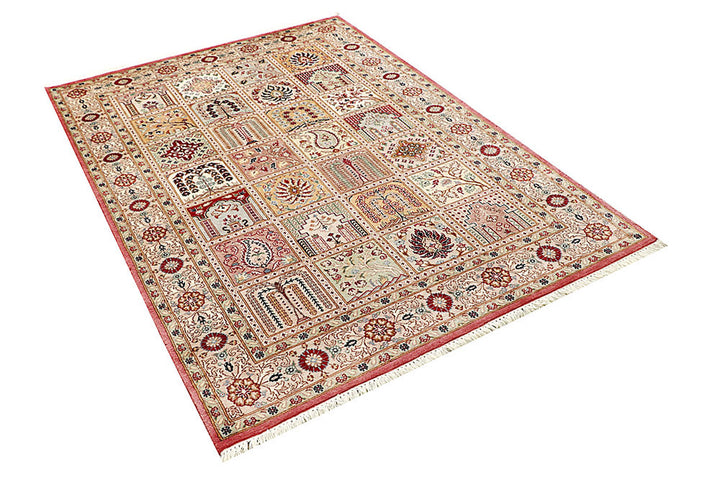 Multi Colored Bakhtiar 4'  6" x 6'  3" - No. QA60582