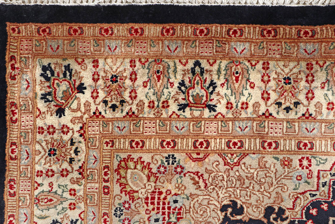 Black Isfahan 4'  7" x 6'  11" - No. QA92869