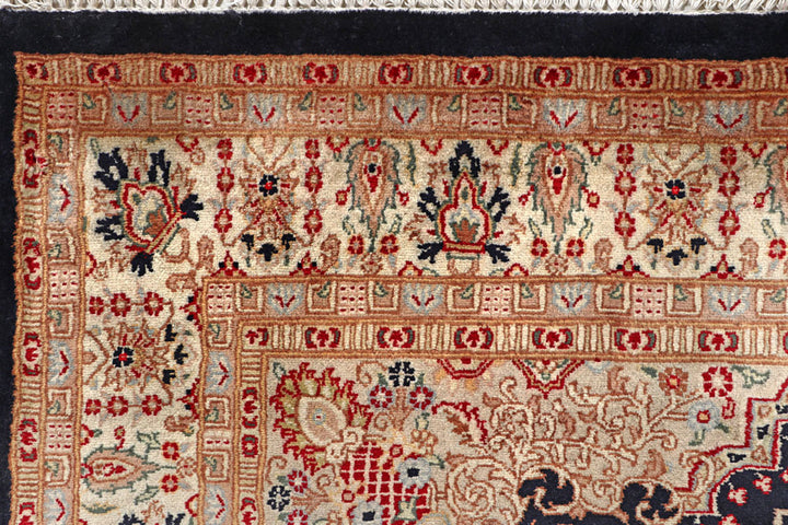 Black Isfahan 4'  7" x 6'  11" - No. QA92869