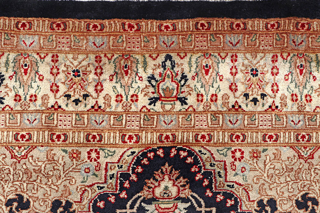 Black Isfahan 4' 7 x 6' 11 - No. 56759