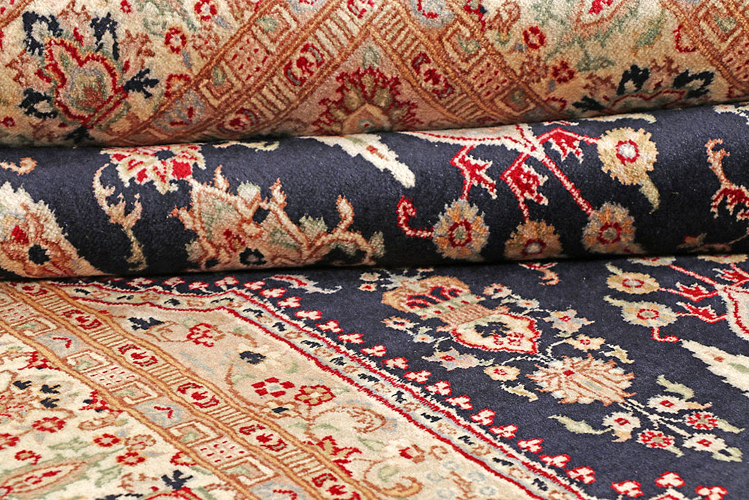 Black Isfahan 4'  7" x 6'  11" - No. QA92869