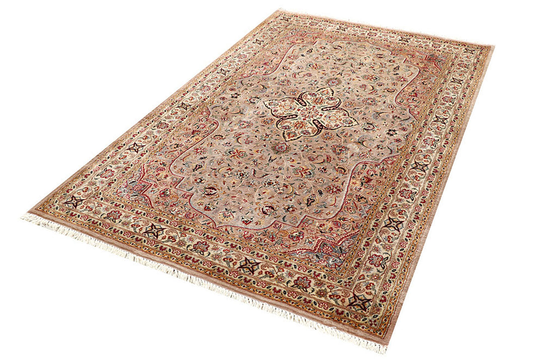 Tan Isfahan 4'  6" x 7'  1" - No. QA33461