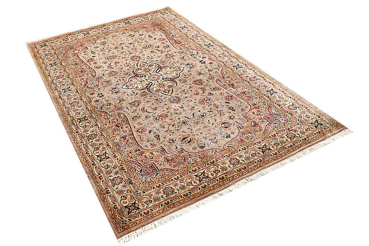 Tan Isfahan 4'  6" x 7'  1" - No. QA33461