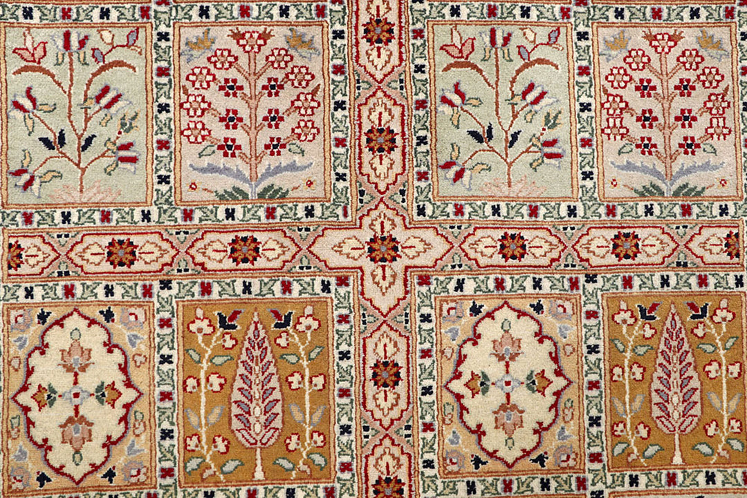 Multi Colored Bakhtiar 4'  6" x 6'  5" - No. QA23189