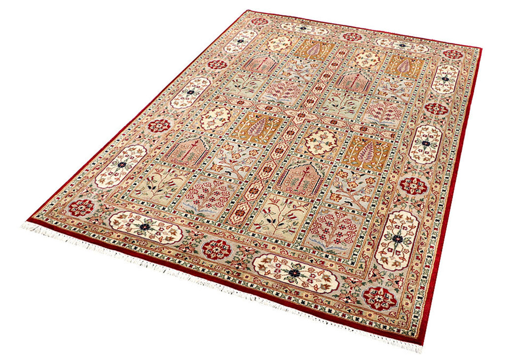 Multi Colored Bakhtiar 4'  6" x 6'  5" - No. QA23189