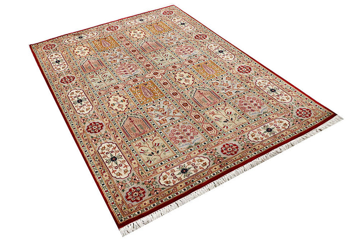 Multi Colored Bakhtiar 4'  6" x 6'  5" - No. QA23189