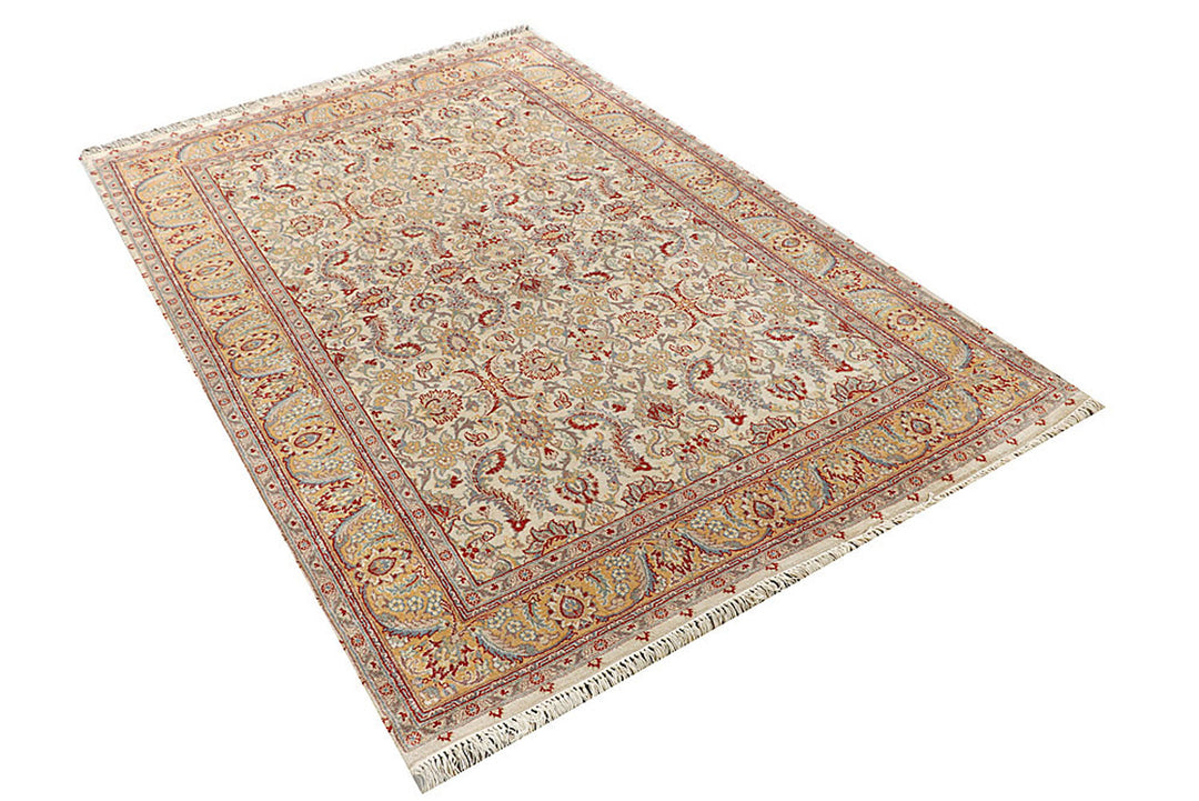 Blanched Almond Mahal 4'  6" x 7' " - No. QA18512