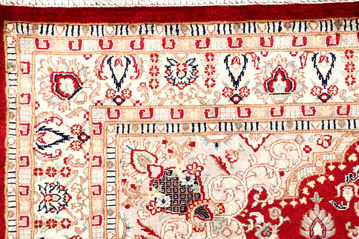 Firebrick Isfahan 4' 7 x 6' 8 - No. 56763