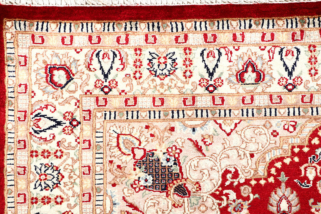 Firebrick Isfahan 4'  7" x 6'  8" - No. QA34333