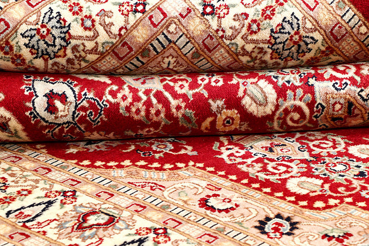 Firebrick Isfahan 4'  7" x 6'  8" - No. QA34333