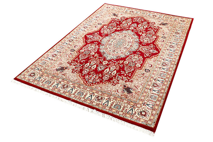 Firebrick Isfahan 4'  7" x 6'  8" - No. QA34333