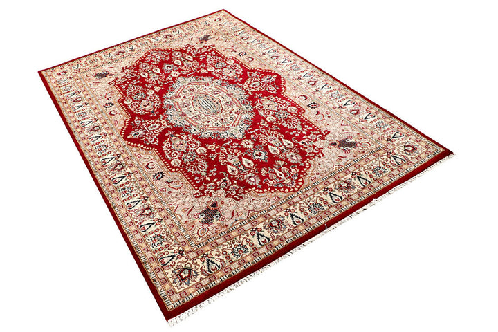 Firebrick Isfahan 4'  7" x 6'  8" - No. QA34333