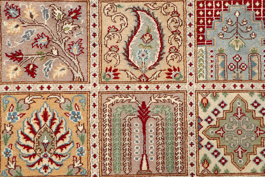 Multi Colored Bakhtiar 4'  6" x 6'  6" - No. QA74508