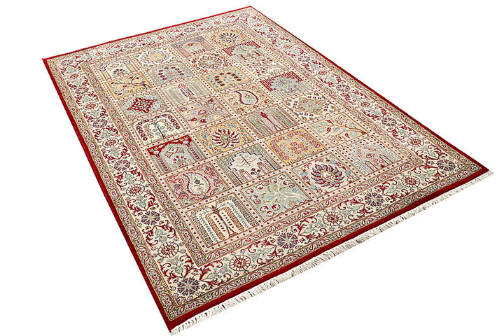 Multi Colored Bakhtiar 4'  6" x 6'  6" - No. QA74508